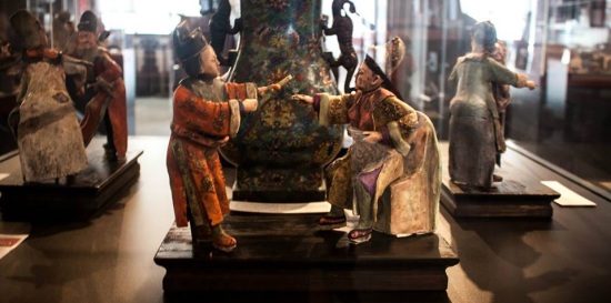 Chinese Painted Carvings